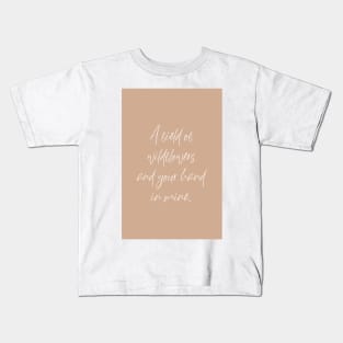 A field of wildflowers Kids T-Shirt